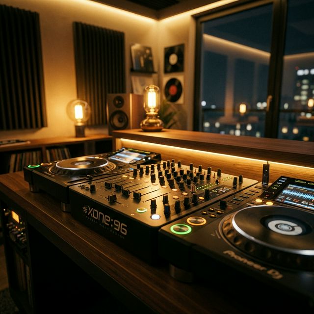 DJ Mixing Desk - Contact Steef Line Sono
